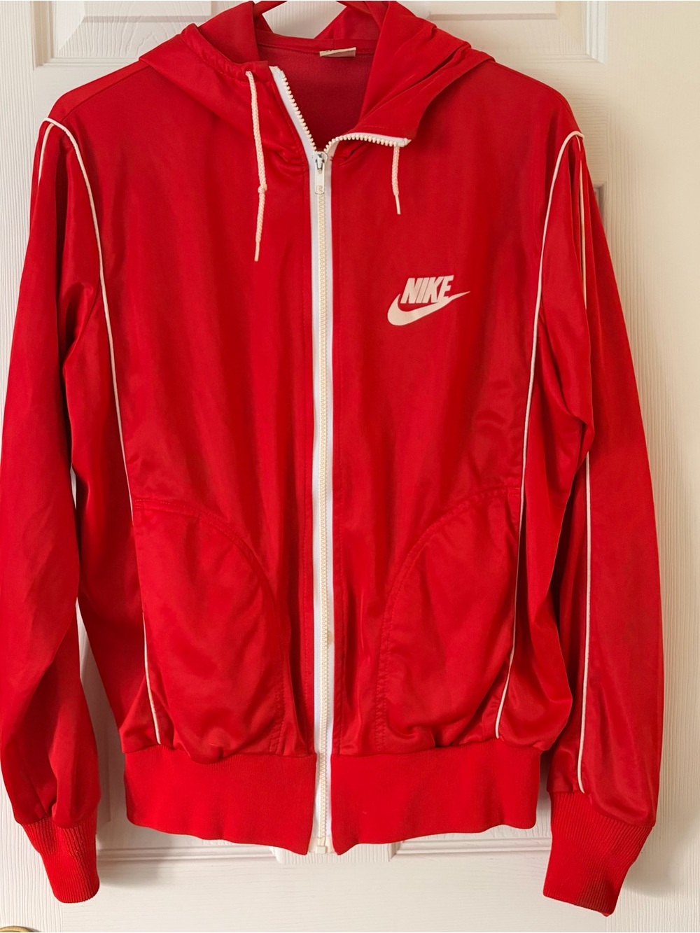 Vintage Nike Red Zip-Up Track Jacket